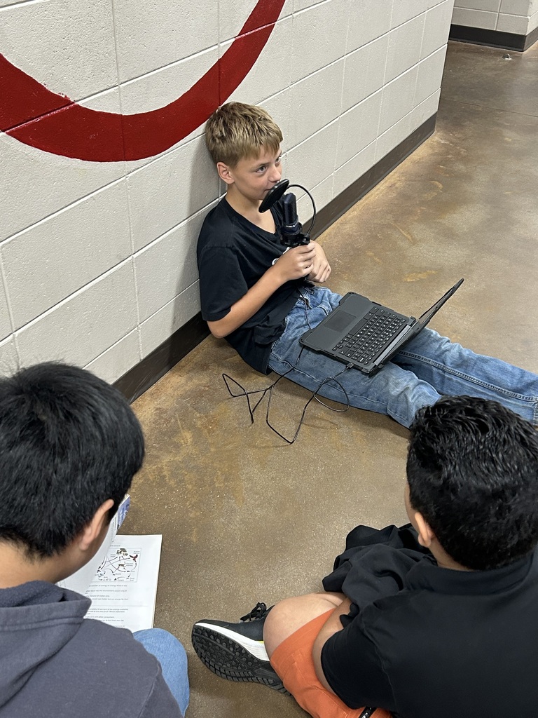 Image showing 🌋 LEVELING UP IN 7TH GRADE SCIENCE! 🐅🎙️ Our 7th-grade Tigers in Mrs. Kelly LaSala’s science class took learning to the airwaves today! Students collaborated in teams to record their very own podcasts exploring the Environmental Impacts of an Erupting Volcano. 🌋🎧 By working together to Focus, Learn, Practice, and Improve their communication and scientific skills, these students truly demonstrated what it means to Level Up their learning and Achieve greatness! Way to bring science to life, 7th grade! 🔬💡✨ #ClaxtonMiddleSchool #CMSLevelUp #ScienceInAction #7thGradeTigers #FuturePodcasters #LevelUp2026 #CMSExcellence #FocusLearnPracticeAchieve