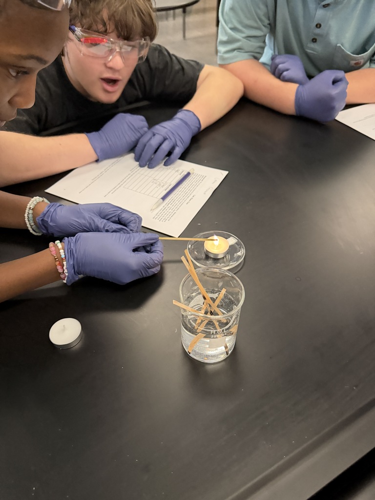 Image showing 🔥 SPARKING CURIOSITY IN CHEMISTRY! 🧪⚡ 🤩✨This week, our Chemistry students brought their unit on electrons to life through flame tests! 🔥🔬 Tigers got to witness science in real-time as excited electrons jumped energy levels and released brilliant, colorful light. Safe to say, chemistry is always a little more fun when you get to (safely!) spark some flames! 💥👨🔬👩🔬 Exploring the elements, asking big questions, and learning with one shared purpose under One Roar! 🐅🖤💛 Once a Tiger, always a Tiger! 🐅🐾 #OneRoar #ClaxtonTigers #CHSChemistry #HandsOnScience #STEMinAction #TigerPride #OnceATigerAlwaysATiger #ClaxtonGA #CHSTigers