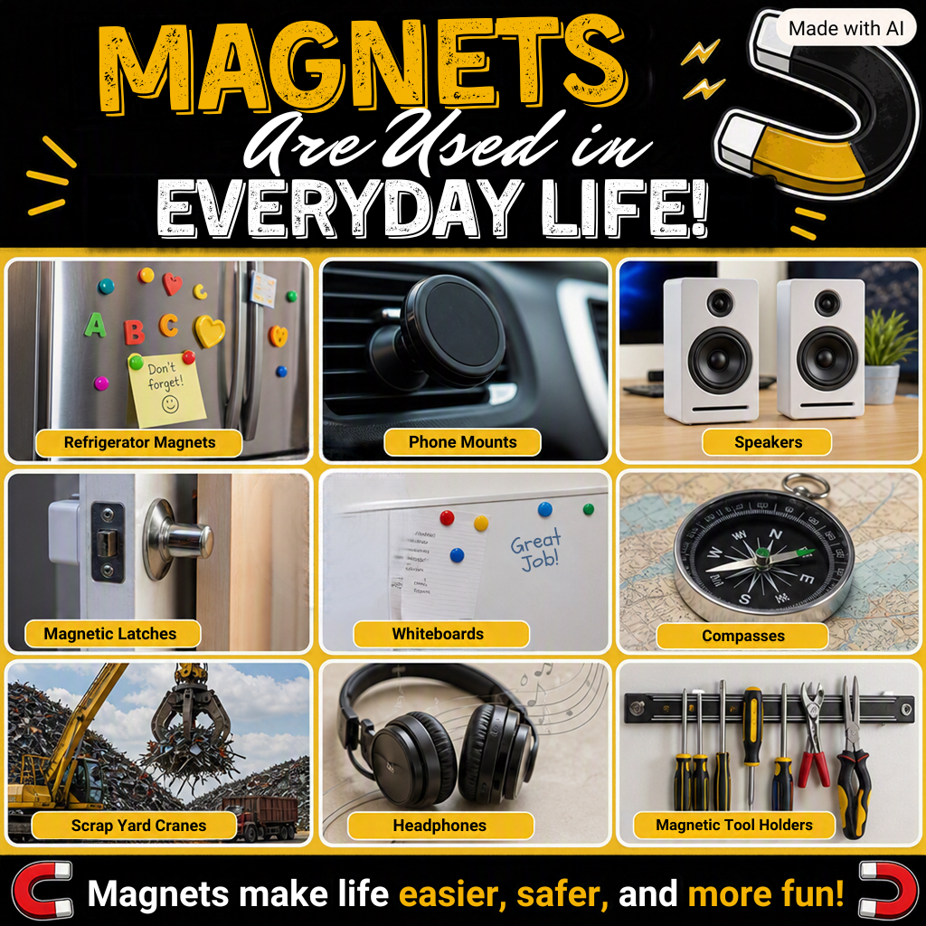 everyday uses of magnets