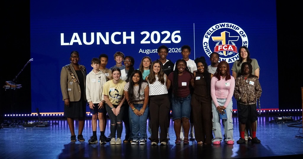 Image showing 🚀 LAUNCHING INTO A NEW YEAR OF FAITH AND LEADERSHIP! ✝️🐅🖤💛  Student leaders and advisors from our CMS and CHS FCA (Fellowship of Christian Athletes) recently attended LAUNCH 2026! 👥✨  They joined forces with fellow FCA leaders from Bulloch, Candler, Jenkins, and Screven counties to gear up, connect, and plan powerful activities for the upcoming 2026-2027 school year! 📋🤝  As our Middle School Tigers work to Level Up and our High School Tigers unite under One Roar, these student leaders are growing together with one shared purpose on and off the field! ⚡  Once a Tiger, always a Tiger! 🐅🐾  #OneRoar #LevelUp #ClaxtonTigers #ClaxtonMiddle #CHSTigers #ClaxtonFCA #FCALaunch2026 #StudentLeaders #TigerPride #OnceATigerAlwaysATiger #ClaxtonGA