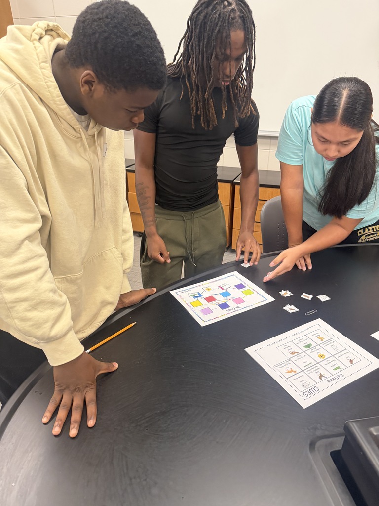 Image showing 🌿 MAPPING THE FLOW OF LIFE IN BIOLOGY! ☀️🍃🐅🖤💛  Our Biology students have been diving deep into how energy flows through ecosystems! ⚡🥩  Tigers worked their way through interactive stations, exploring diverse biomes and tracing how energy moves step-by-step from one organism to the next. From primary producers to apex predators, it was hands-on learning at its best!  🗺️ Biome Exploration: Analyzing unique food webs across different environments. 🌎🔬  🔄 Energy Tracking: Following the path of energy transfer across trophic levels.🐾  🤝 Teamwork in Action: Lots of moving around, collaborating, and putting classroom concepts into practice!  Engaging, collaborating, and growing together with one shared purpose under One Roar! 🐅⚡  Once a Tiger, always a Tiger! 🐅🐾  #OneRoar #ClaxtonTigers #CHSBiology #STEMinAction #HandsOnLearning #Ecosystems #EnergyFlow #TigerPride #OnceATigerAlwaysATiger #ClaxtonGA #CHSTigers