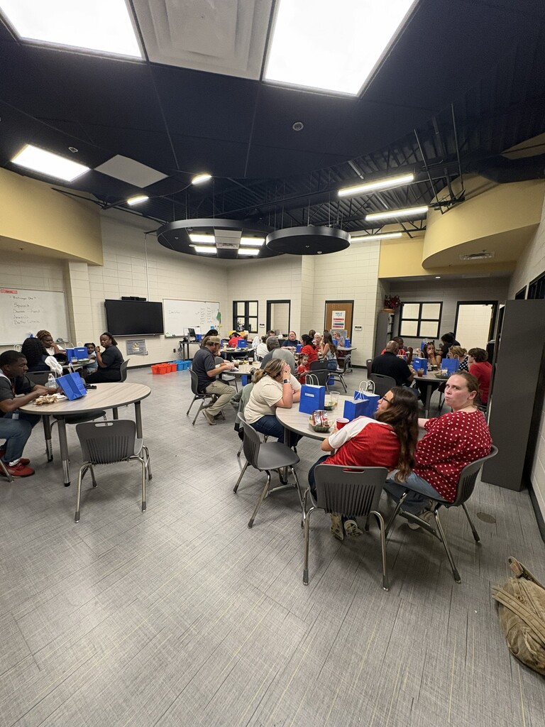 Image showing 🏈🍔 FOOD, FUN, AND SCHOOL SPIRIT! 🎉🐅🖤💛 On Friday, September 11, 2026, CHS was thrilled to host the first annual Evans County Schools Employees' Tailgate! It was an incredible evening of delicious food, fun, and connecting with colleagues before heading over to cheer on our Tigers at the game! 🎈🔥 A huge Special Thanks to The Claxton Bank for their generous donation of festive red, white, and blue treats that kept the party going! 🔴⚪🔵🎂 We want to send a heartfelt thank you to all of the Evans County Schools faculty, staff, and organizers who participated and helped make this inaugural event such a memorable success. Our school system is strongest when we come together as one family! 🤝⚡ Building community, celebrating our team, and moving with one shared purpose under One Roar! 🐅🖤💛 Once a Tiger, always a Tiger! 🐅🐾 #OneRoar #ClaxtonTigers #EvansCountySchools #TigerFamily #CommunityFirst #TheClaxtonBank #TigerPride #OnceATigerAlwaysATiger #ClaxtonGA #CHSTigers