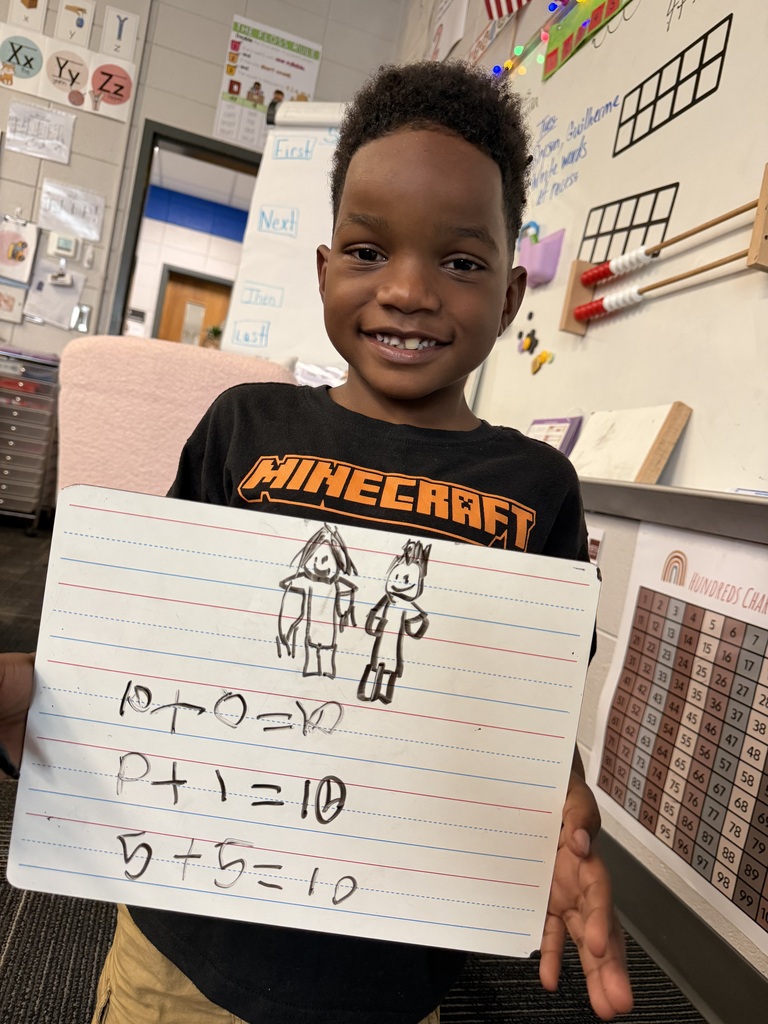 ➕🔟 Making Friends with Ten! 🔟➕ Our first graders with Mrs. Deal and Ms. Sapp are learning all about friends of ten! They’re building their number sense and discovering different ways to make 10. 🧠✨ Learning math is always more fun with friends! 💙🐯 #PardonOurProgress #SuccessUnderConstruction #ClaxtonTigers #CESProud #FirstGrade #MathFun