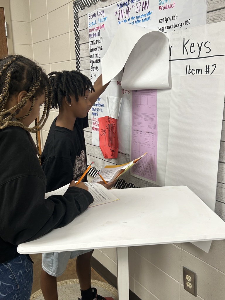 Students in Mrs. Sapp’s class took their math skills to the next level during a fun and engaging unit review! Working collaboratively in small groups, students rotated around the room, completing task cards, solving math equations, and checking their answers before advancing to the next challenge. Throughout the activity, Mrs. Sapp provided targeted, standards-based feedback, giving students the support they needed right when they needed it. The engagement level was HIGH as students worked together, problem-solved, and strengthened their skills!