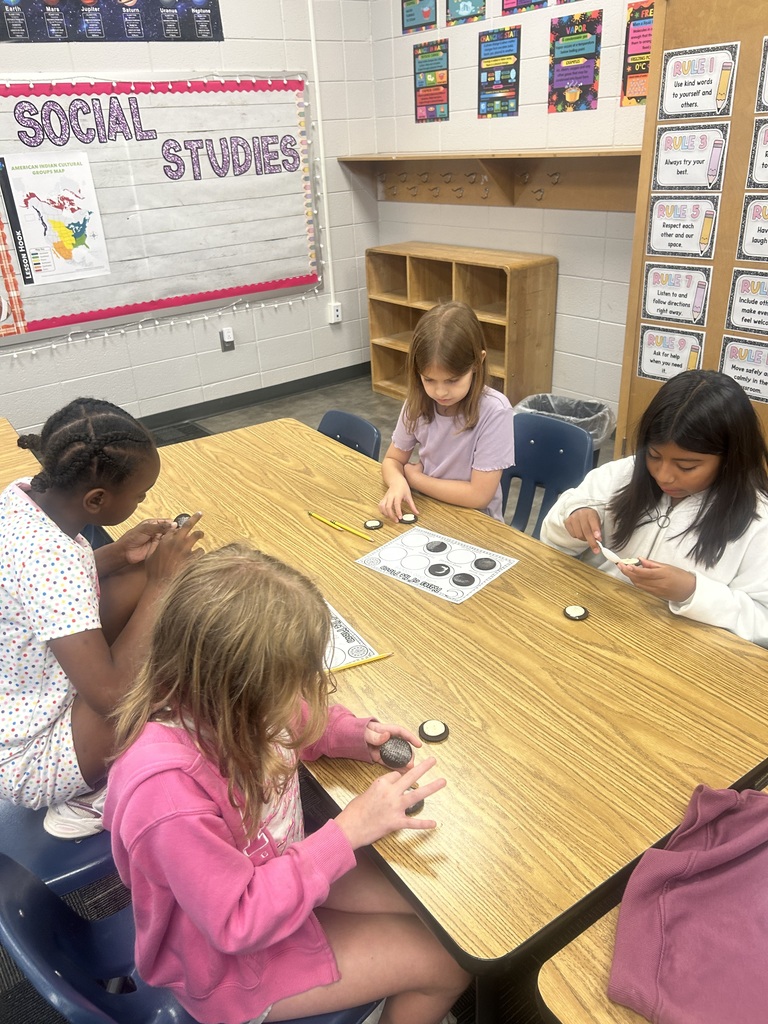 Students learning moon phases