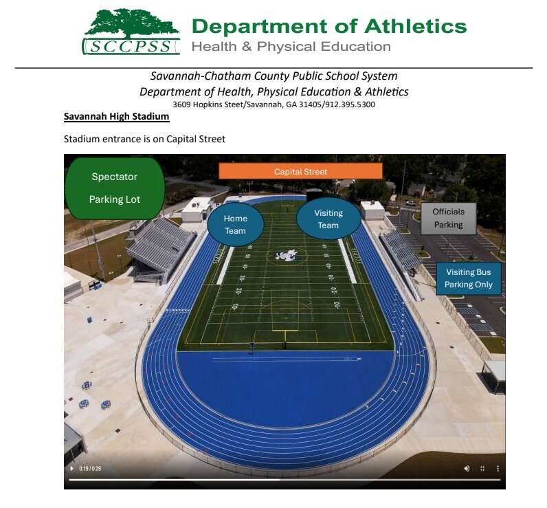 Image Showing Savannah High stadium