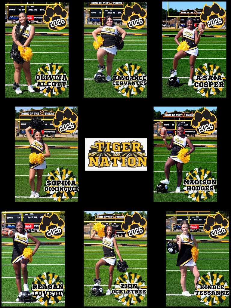 🐯🖤💛 8TH GRADE RECOGNITION NIGHT! 💛🖤🐯  Tonight, we celebrate some very special members of the Claxton Middle School Tiger Family! 🎉  Help us give a HUGE shoutout to our 8th Grade Cheerleaders & Football Players! 📣🏈 These students have worked hard, represented CMS with pride, and made memories that will last a lifetime.  ⭐ CHEER LOUD! 🏈 PLAY HARD! 🐯 REPRESENT THE TIGERS!  To our 8th graders: We are SO proud of each and every one of you! Your dedication, energy, teamwork, and Tiger spirit have made you an important part of our school family. We are thankful for every cheer, every play, every practice, every challenge overcome, and every moment you've given to the Claxton Tigers! 💛🖤  As you continue your journey, always remember where you started and the Tiger family that will always be cheering you on! 🐯🔥  8th GRADE — THIS IS YOUR NIGHT! 🎓✨ MAKE SOME NOISE FOR OUR TIGERS!!! 📣🐯  LET'S GO TIGERS!!! 💛🖤 ONCE A TIGER, ALWAYS A TIGER! 🐯🔥