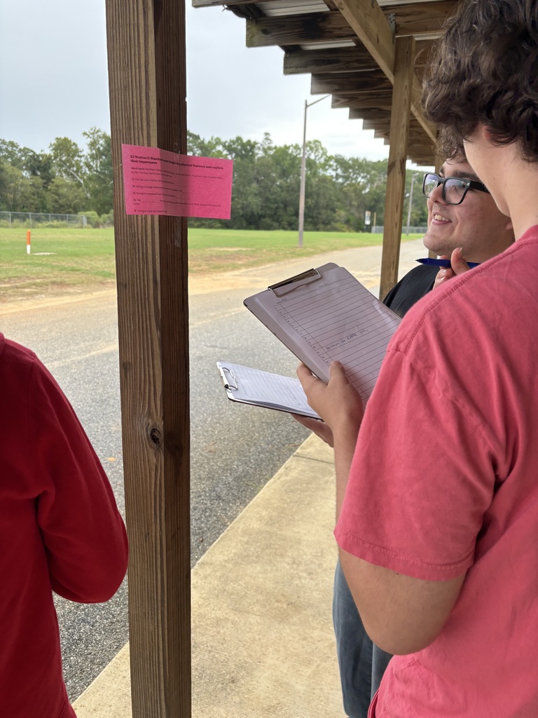 8th graders at Claxton Middle School completed standards-based review stations to prepare for their upcoming Social Studies benchmark!