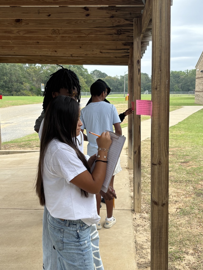 8th graders at Claxton Middle School completed standards-based review stations to prepare for their upcoming Social Studies benchmark!