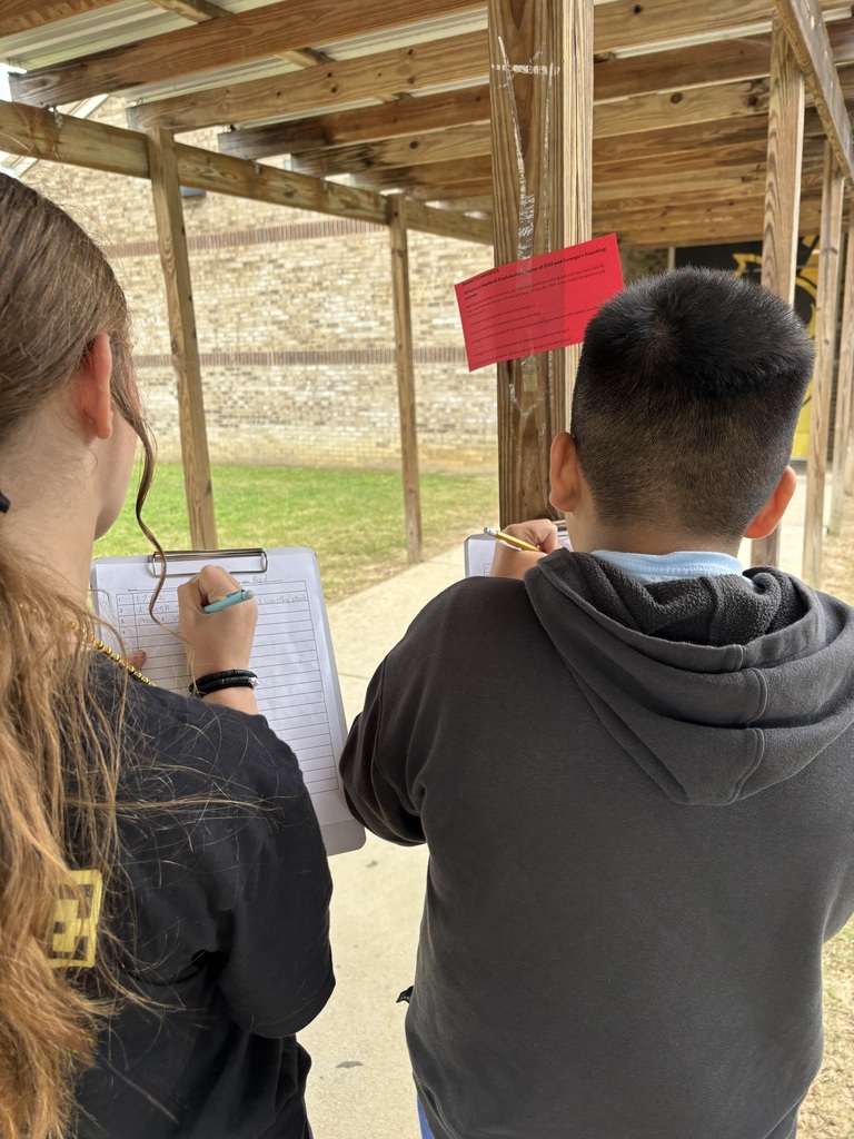 8th graders at Claxton Middle School completed standards-based review stations to prepare for their upcoming Social Studies benchmark!