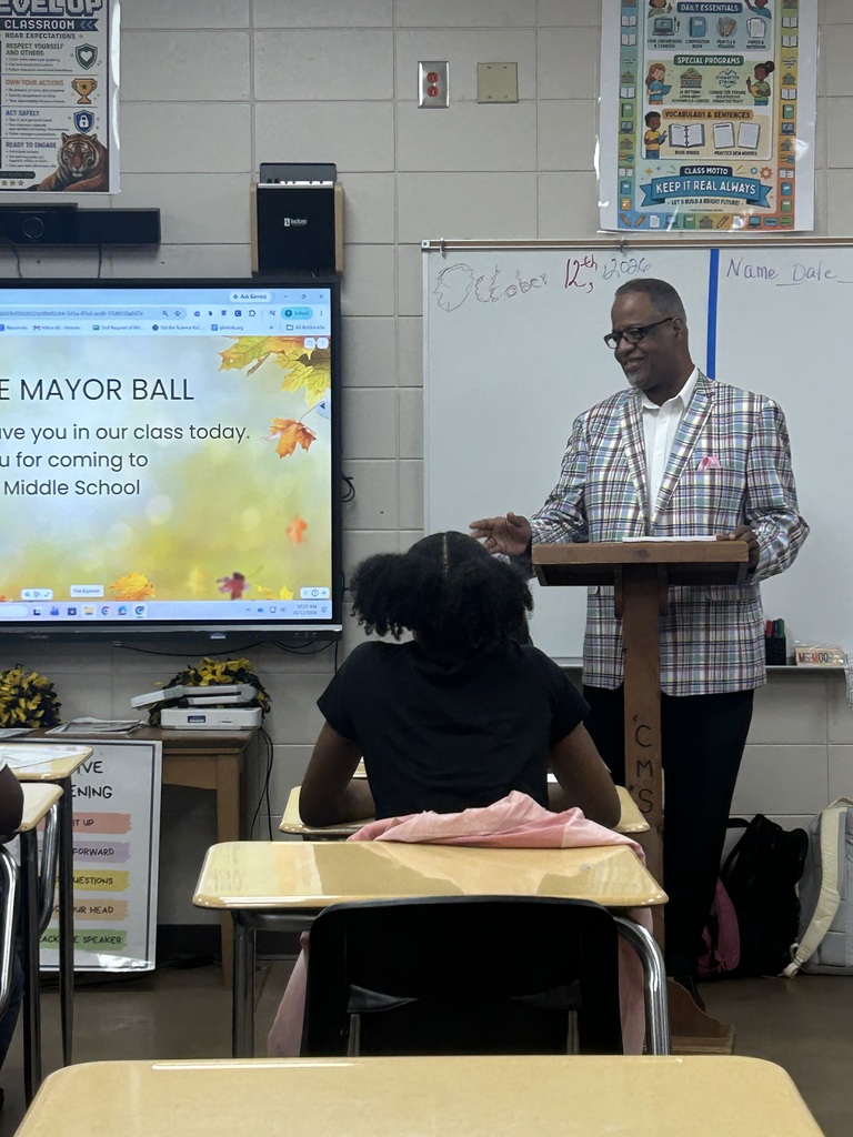 Claxton Middle School had the honor of welcoming Mayor Ball for an inspiring presentation on civic engagement!