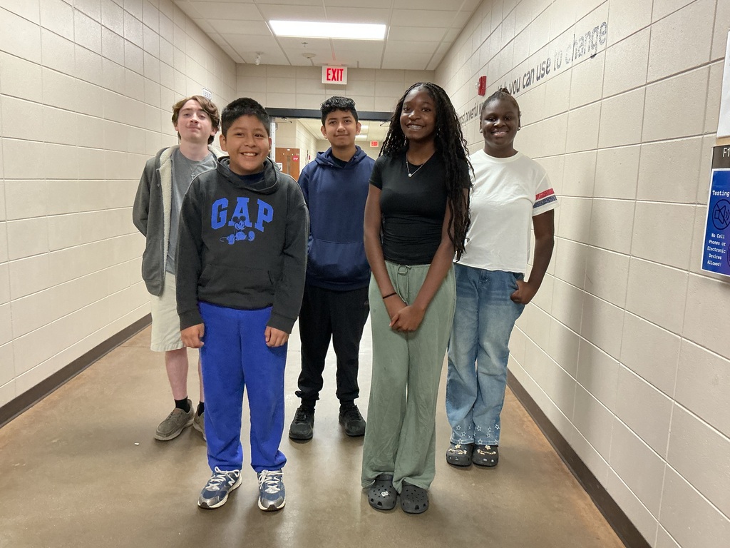 Pictured left to right: Front row: Kelvin Vincente-Ajtun and Reagan Lovett Back row: Liam Ikner, Javier Flores Sontay, and Madisun Hodges