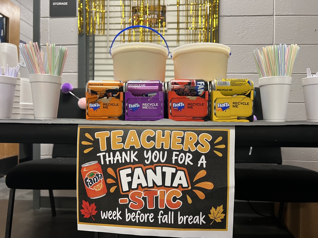 🍊🍦 Teachers, thank you for being FANTA-STIC! 🧡🍂 Our CES teachers got a sweet little treat to help them float into fall break! 🎉 They enjoyed Fanta ice cream floats as a small thank-you for all the amazing things they do for our students each day. We are so thankful for our hardworking teachers and all the ways they make Claxton Elementary School a special place to learn and grow. They are truly FANTA-STIC! 🐯💛🖤 Wishing everyone a fun, relaxing, and well-deserved fall break! 🍁 #ClaxtonTigers #CESProud #SuccessUnderConstruction #PardonOurProgress