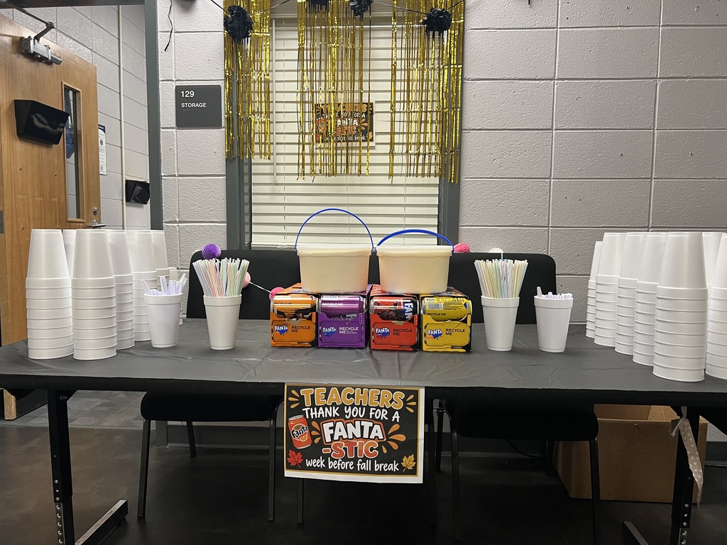 🍊🍦 Teachers, thank you for being FANTA-STIC! 🧡🍂 Our CES teachers got a sweet little treat to help them float into fall break! 🎉 They enjoyed Fanta ice cream floats as a small thank-you for all the amazing things they do for our students each day. We are so thankful for our hardworking teachers and all the ways they make Claxton Elementary School a special place to learn and grow. They are truly FANTA-STIC! 🐯💛🖤 Wishing everyone a fun, relaxing, and well-deserved fall break! 🍁 #ClaxtonTigers #CESProud #SuccessUnderConstruction #PardonOurProgress