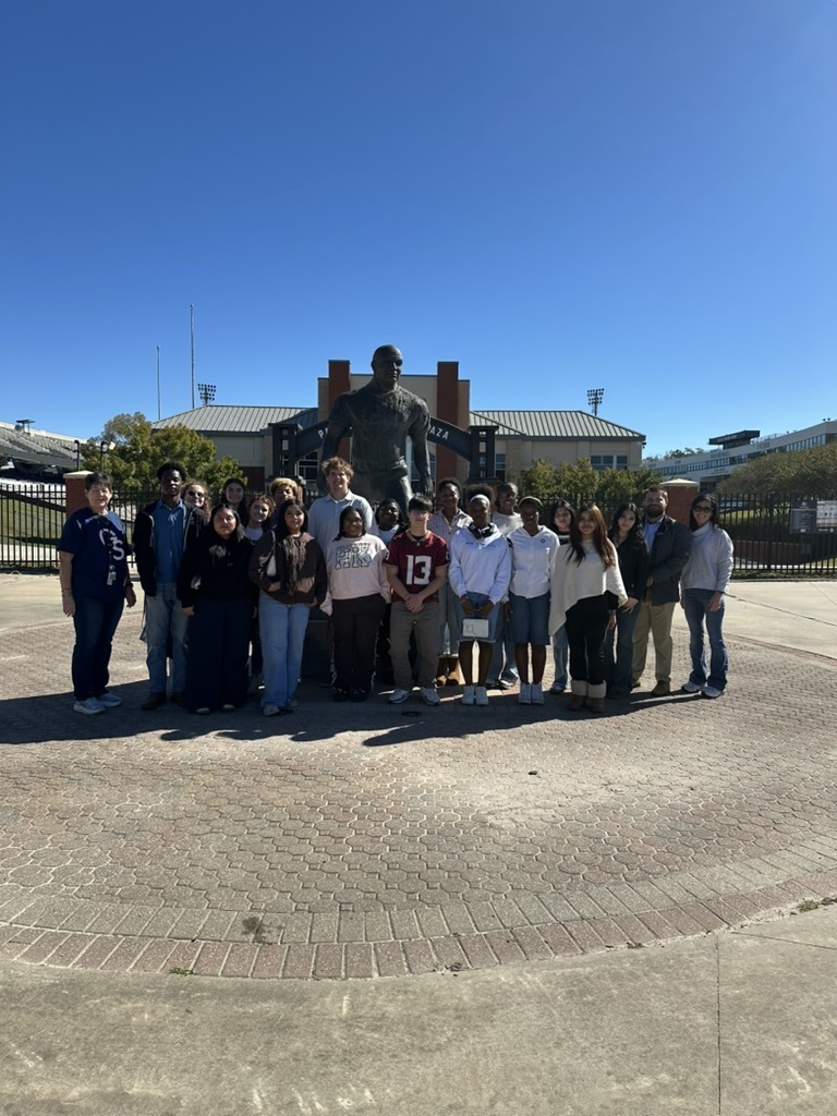Image showing 🦅💙 "SEE YOURSELF AT SOUTHERN!" TIGERS EXPLORE GSU! 🐅🖤💛 Some of our 11th and 12th-grade Tigers took an exciting step toward their futures today as Mr. Rowe, Mrs. Swindell, and Mrs. Rountree led an amazing group of students to Georgia Southern University for "See Yourself at Southern" Day! 🎓✨ Students experienced campus life firsthand with both a walking tour and a bus tour exploring the GSU campus and surrounding area. They got an inside look at GSU’s academic buildings, student housing, and Paulson Stadium! 🏈🏟️ To top off the full college experience, our Tigers enjoyed lunch alongside current GSU students in the Dining Commons and wrapped up the day with a trip to the campus Starbucks! ☕🥪 By the end of the day, several of our upperclassmen realized that Georgia Southern is exactly where they want to call home after graduation! We love seeing our students explore post-secondary pathways and level up their future goals! 🌟 Big thanks to the staff and organizers who made this trip possible for our Tigers and (possibly future Eagles) as we move forward with one shared purpose under One Roar! ⚡ Once a Tiger, always a Tiger! 🐅🐾 #OneRoar #ClaxtonTigers #SeeYourselfAtSouthern #GeorgiaSouthern #OriginalGSU #CollegeBound #LevelUp #FutureEagles #TigerPride #OnceATigerAlwaysATiger #ClaxtonGA #CHSTigers #StatesboroBlues #BlueMile
