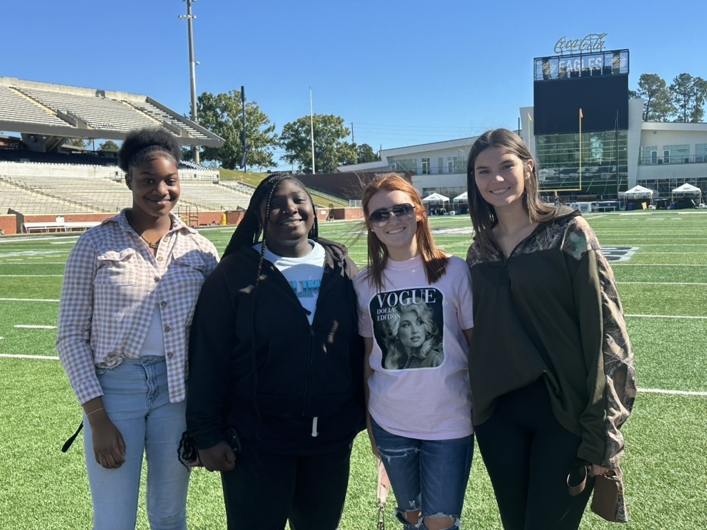 Image showing 🦅💙 "SEE YOURSELF AT SOUTHERN!" TIGERS EXPLORE GSU! 🐅🖤💛 Some of our 11th and 12th-grade Tigers took an exciting step toward their futures today as Mr. Rowe, Mrs. Swindell, and Mrs. Rountree led an amazing group of students to Georgia Southern University for "See Yourself at Southern" Day! 🎓✨ Students experienced campus life firsthand with both a walking tour and a bus tour exploring the GSU campus and surrounding area. They got an inside look at GSU’s academic buildings, student housing, and Paulson Stadium! 🏈🏟️ To top off the full college experience, our Tigers enjoyed lunch alongside current GSU students in the Dining Commons and wrapped up the day with a trip to the campus Starbucks! ☕🥪 By the end of the day, several of our upperclassmen realized that Georgia Southern is exactly where they want to call home after graduation! We love seeing our students explore post-secondary pathways and level up their future goals! 🌟 Big thanks to the staff and organizers who made this trip possible for our Tigers and (possibly future Eagles) as we move forward with one shared purpose under One Roar! ⚡ Once a Tiger, always a Tiger! 🐅🐾 #OneRoar #ClaxtonTigers #SeeYourselfAtSouthern #GeorgiaSouthern #OriginalGSU #CollegeBound #LevelUp #FutureEagles #TigerPride #OnceATigerAlwaysATiger #ClaxtonGA #CHSTigers #StatesboroBlues #BlueMile