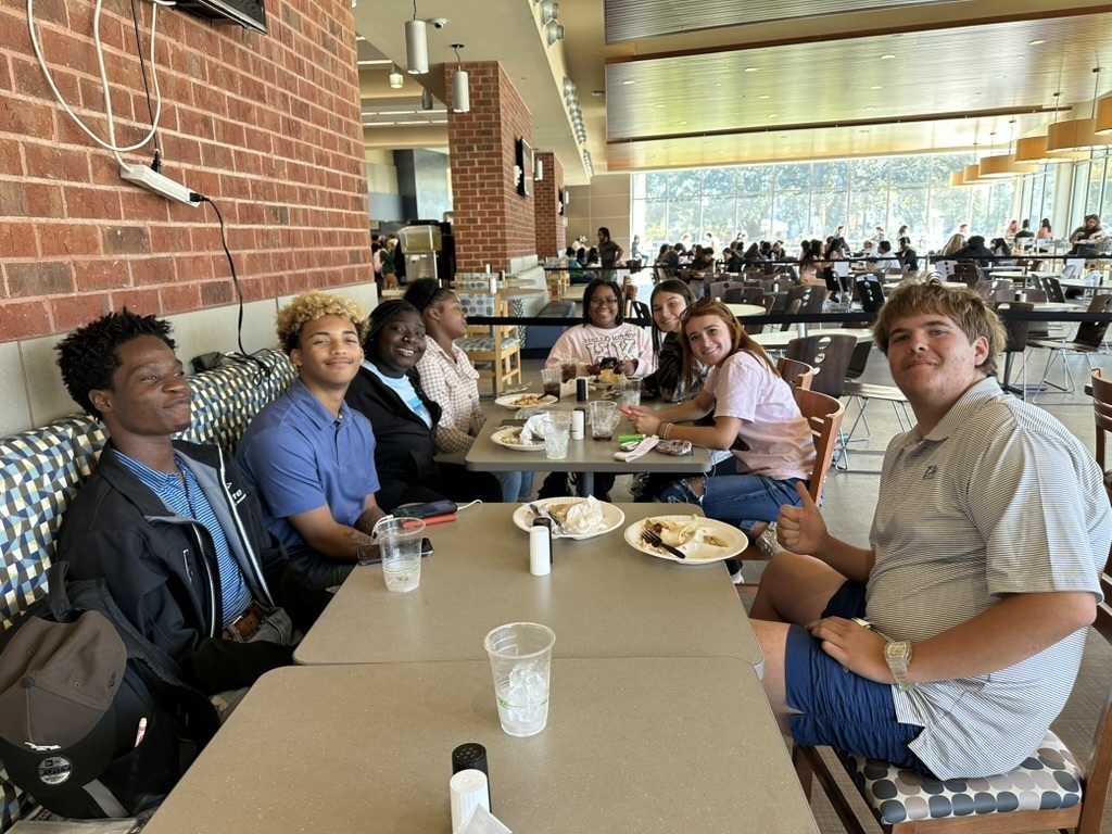 Image showing 🦅💙 "SEE YOURSELF AT SOUTHERN!" TIGERS EXPLORE GSU! 🐅🖤💛 Some of our 11th and 12th-grade Tigers took an exciting step toward their futures today as Mr. Rowe, Mrs. Swindell, and Mrs. Rountree led an amazing group of students to Georgia Southern University for "See Yourself at Southern" Day! 🎓✨ Students experienced campus life firsthand with both a walking tour and a bus tour exploring the GSU campus and surrounding area. They got an inside look at GSU’s academic buildings, student housing, and Paulson Stadium! 🏈🏟️ To top off the full college experience, our Tigers enjoyed lunch alongside current GSU students in the Dining Commons and wrapped up the day with a trip to the campus Starbucks! ☕🥪 By the end of the day, several of our upperclassmen realized that Georgia Southern is exactly where they want to call home after graduation! We love seeing our students explore post-secondary pathways and level up their future goals! 🌟 Big thanks to the staff and organizers who made this trip possible for our Tigers and (possibly future Eagles) as we move forward with one shared purpose under One Roar! ⚡ Once a Tiger, always a Tiger! 🐅🐾 #OneRoar #ClaxtonTigers #SeeYourselfAtSouthern #GeorgiaSouthern #OriginalGSU #CollegeBound #LevelUp #FutureEagles #TigerPride #OnceATigerAlwaysATiger #ClaxtonGA #CHSTigers #StatesboroBlues #BlueMile