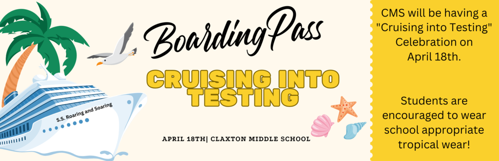 Boarding Pass for Cruising Into Testing