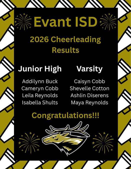 2026 Cheerleaders flyer image