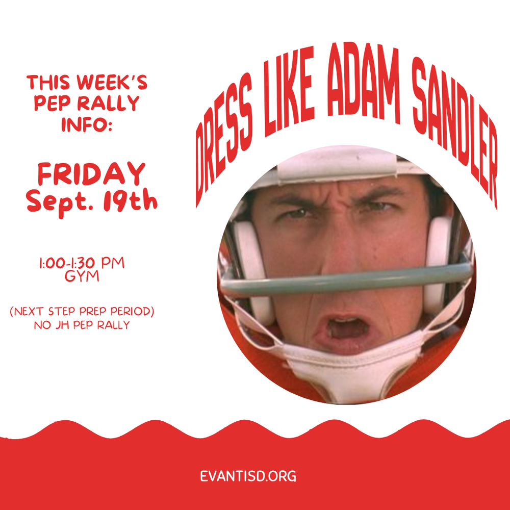 Pep Rally information