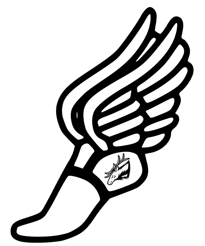 Mercury winged shoe, track logo