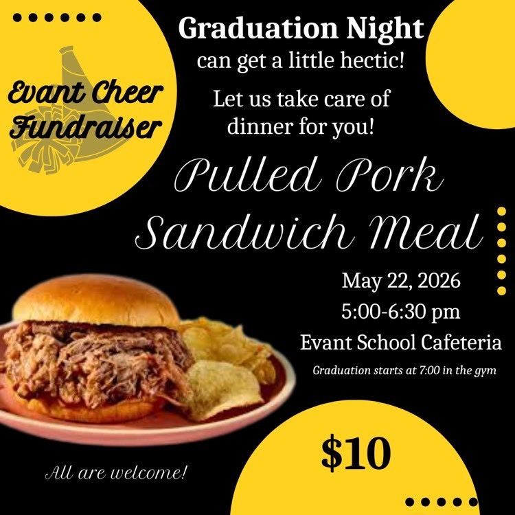 pulled pork sandwich fundraiser flyer image