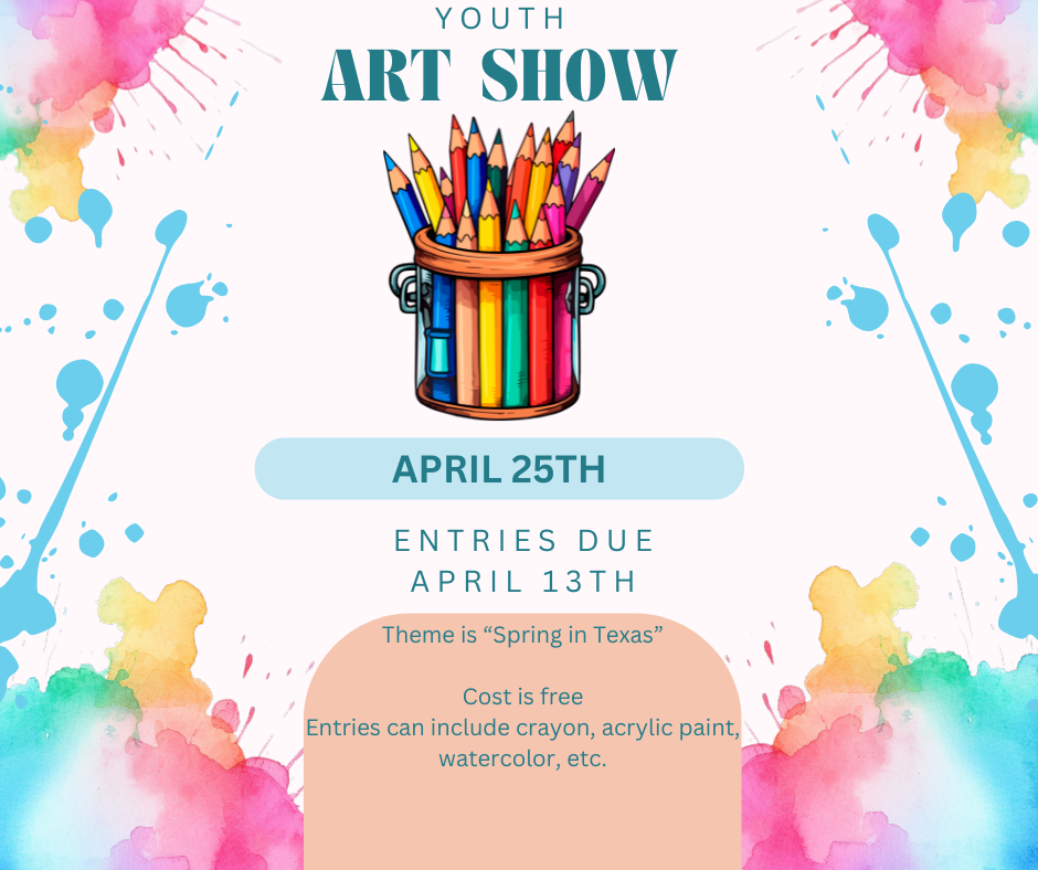 Youth Art Show Flyer