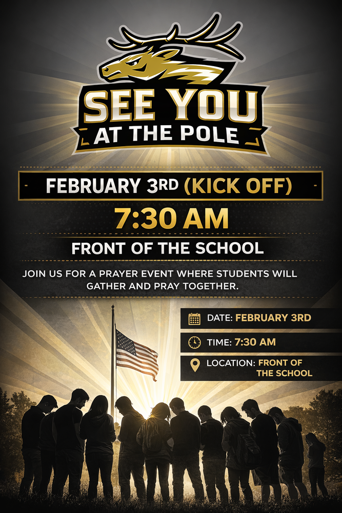 See You At The Pole kick off flyer image