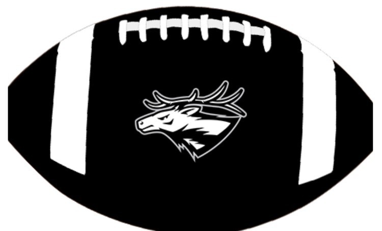 elk mascot on football image