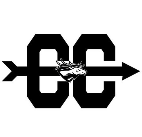 Cross Country icon with Elk mascot image
