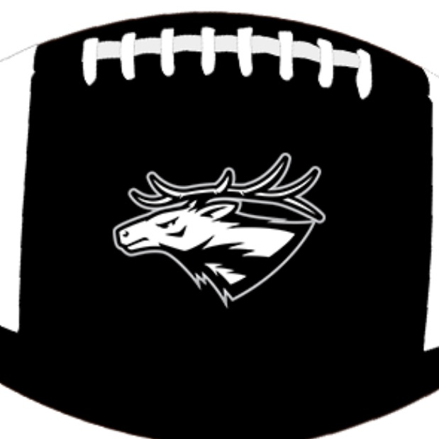 elk mascot on football image