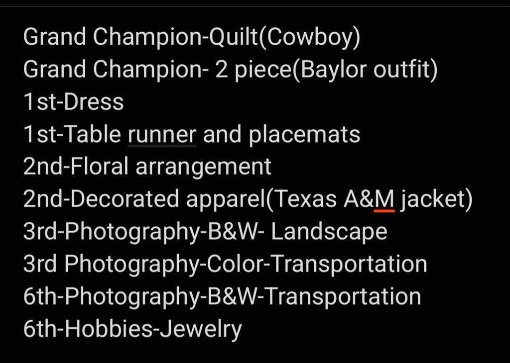 Isela R. CCYF results