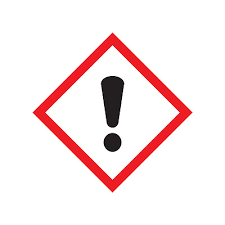 red diamond with black exclamation mark, image