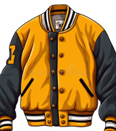 letter jacket clip art