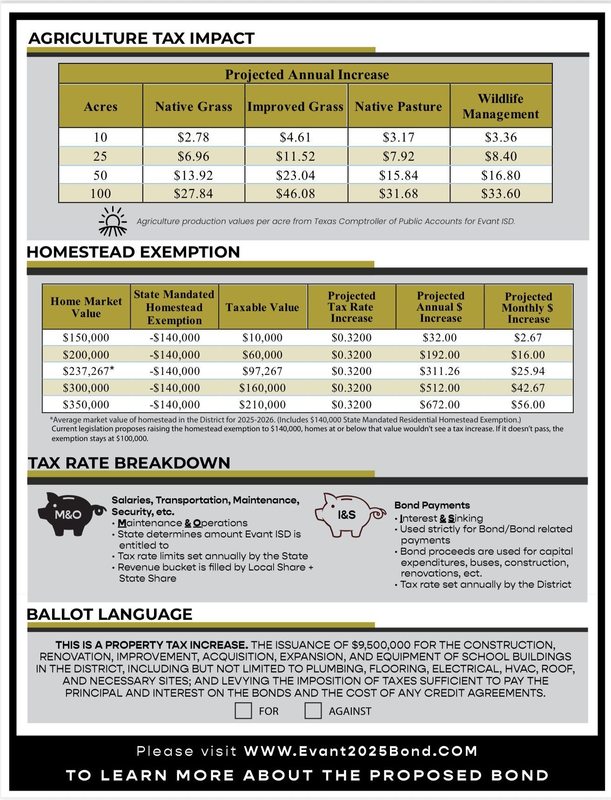 bond informational flyer page 2