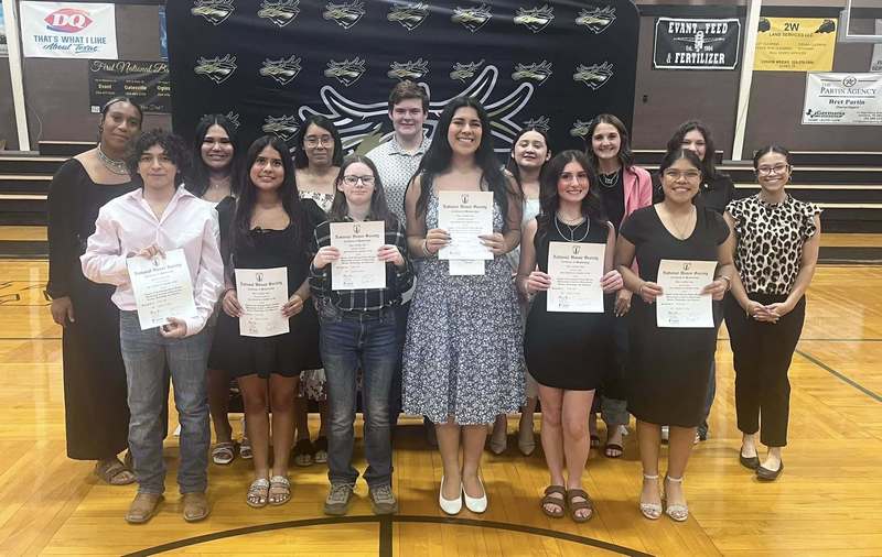 National Honor Society group photo