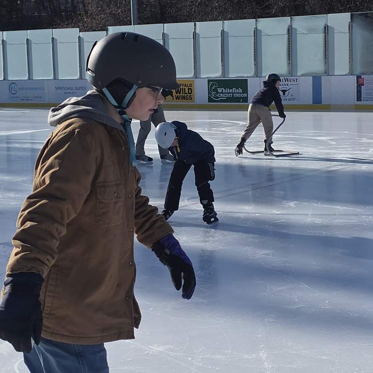 ice skating