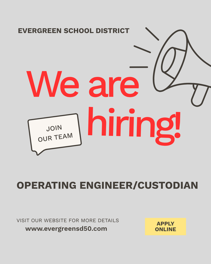 We Are Hiring