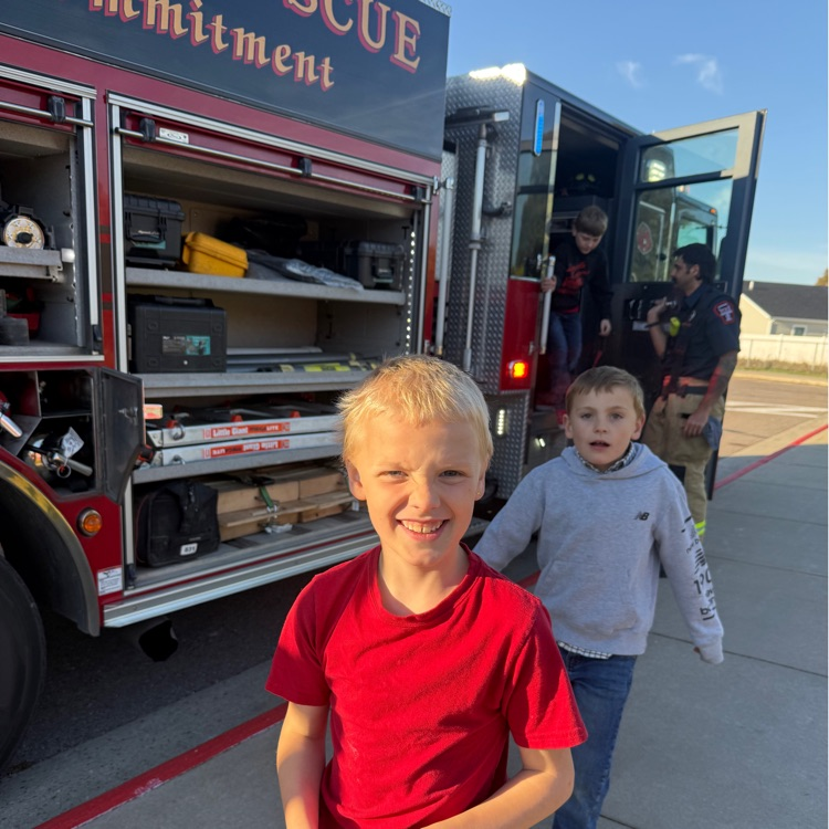Firefighter visit