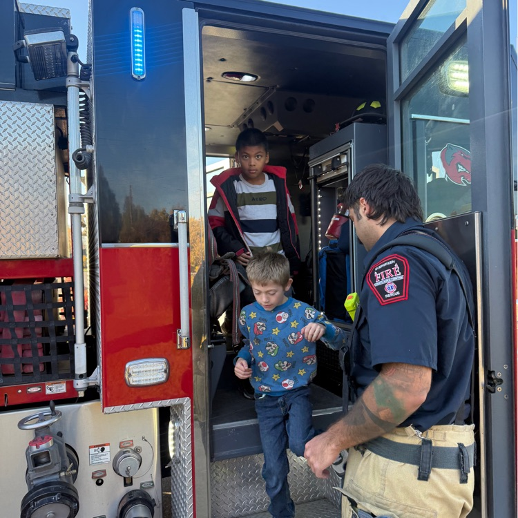 Firefighter visit