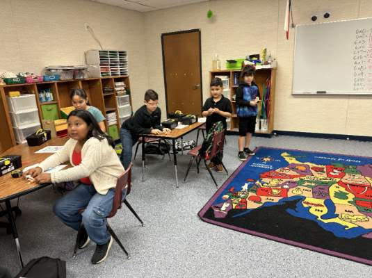 Hommel's Construction Club discussed force and motion as well as other concepts of physics as they built catapults!
