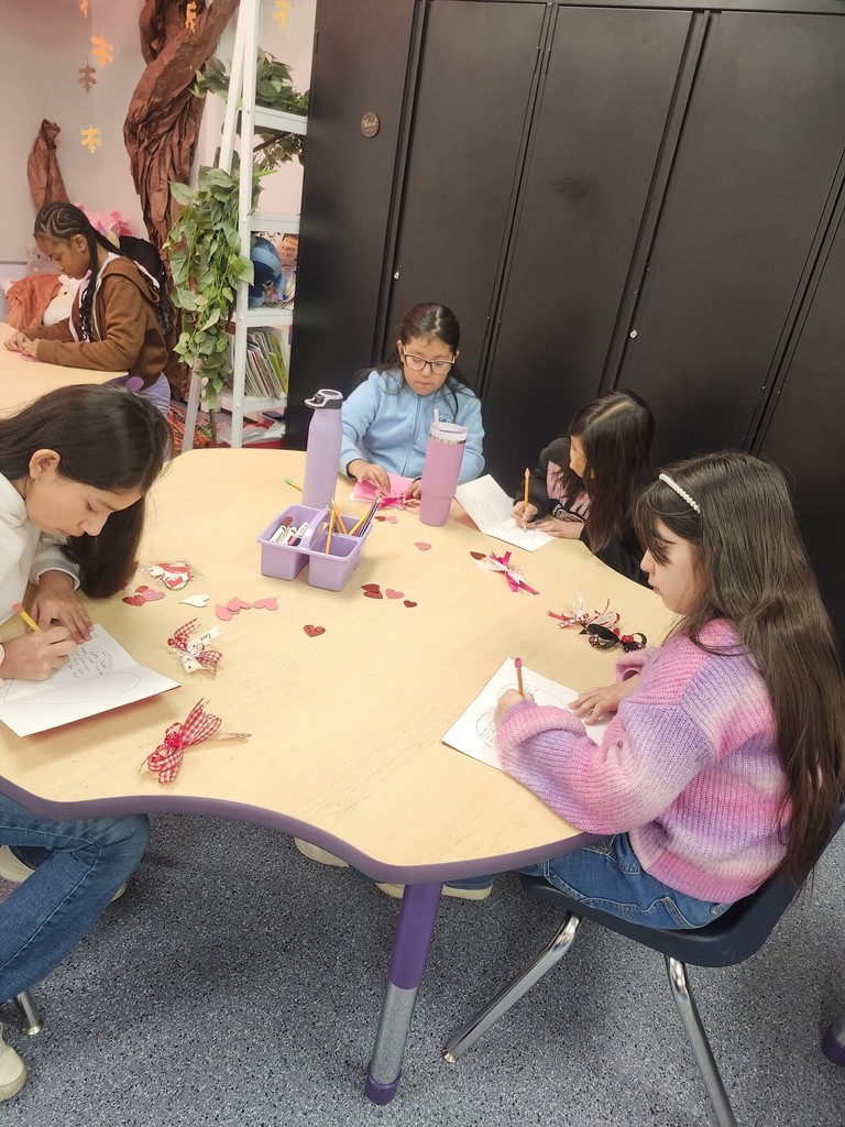 Hommel Art Club made Valentines cards for some very special people!