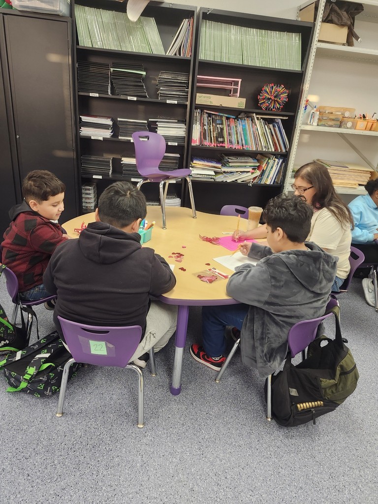 Hommel Art Club made Valentines cards for some very special people!