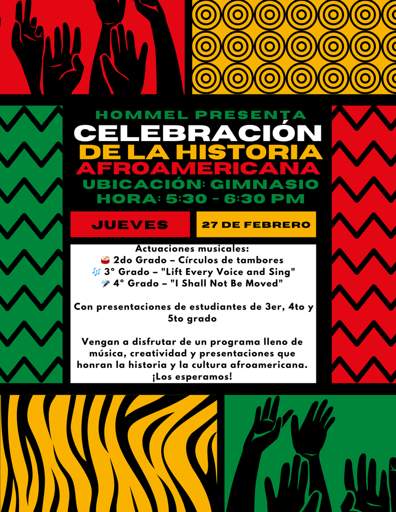 Black History Celebration at 5:30
