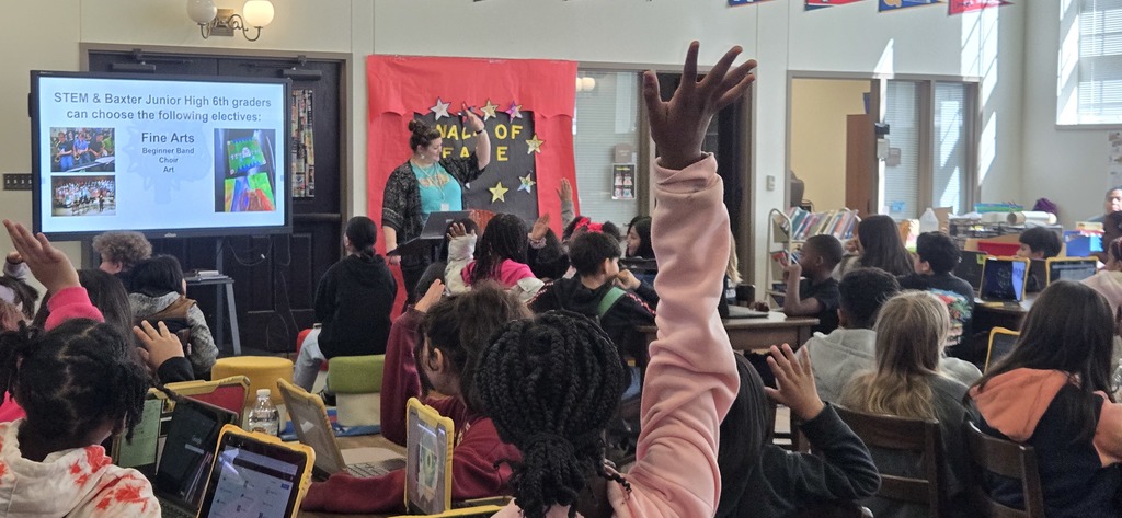 Hommel 5th graders got to select their elective classes for middle school next year!