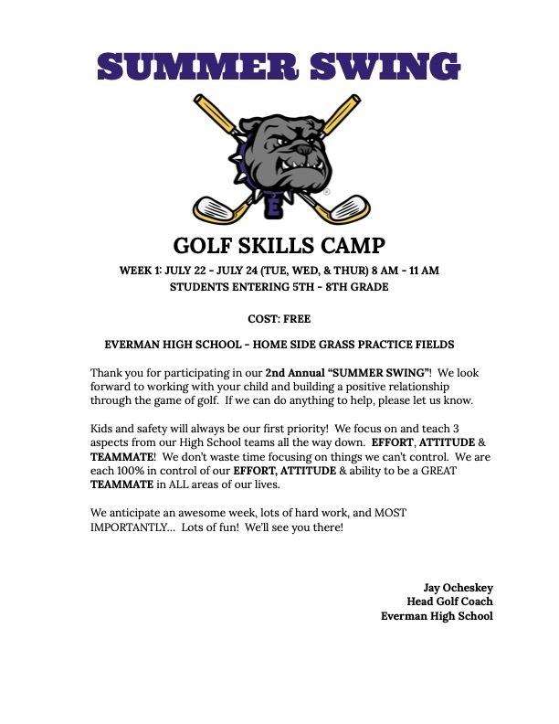 Everman ISD+GolfCamp
