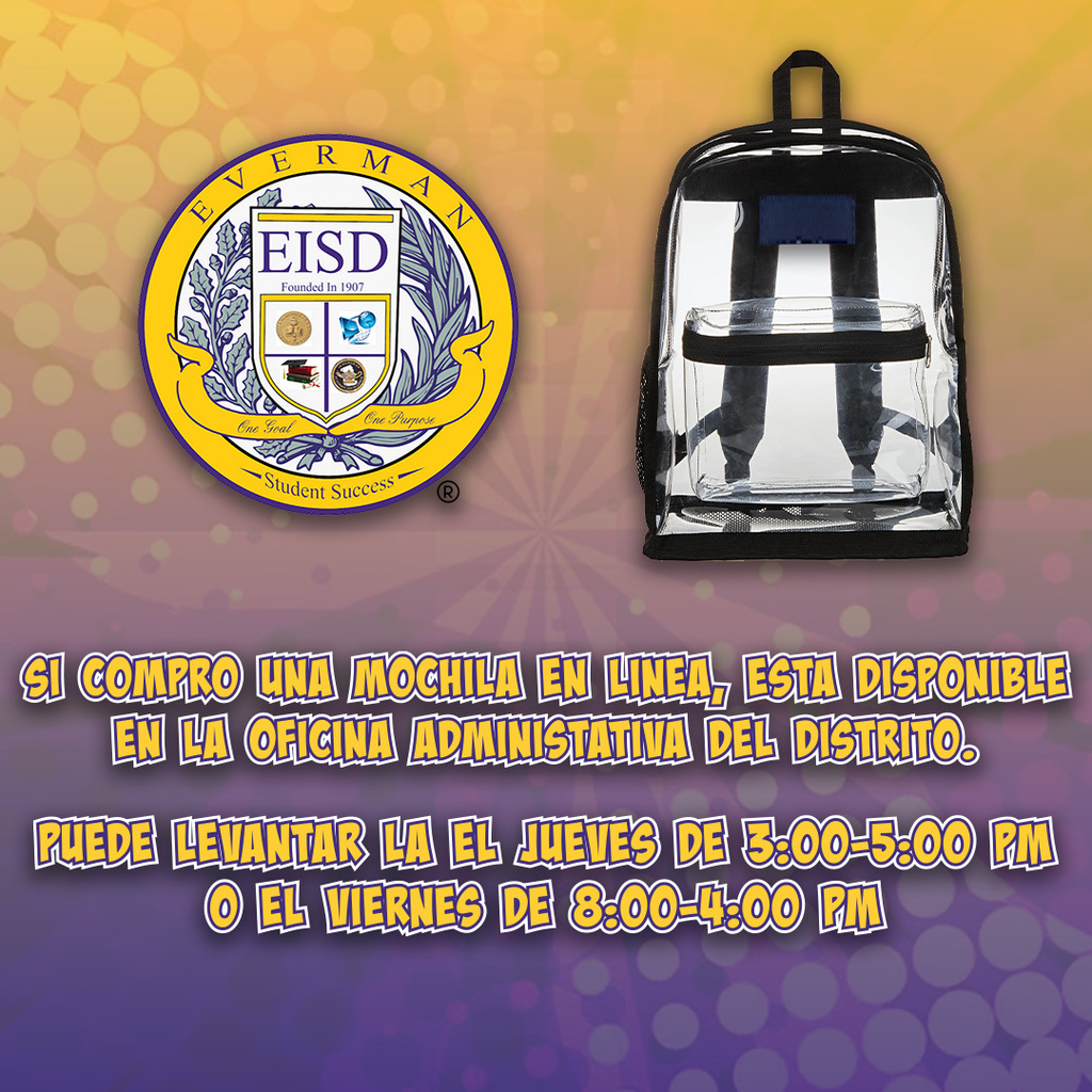 Everman ISD+Backpacks