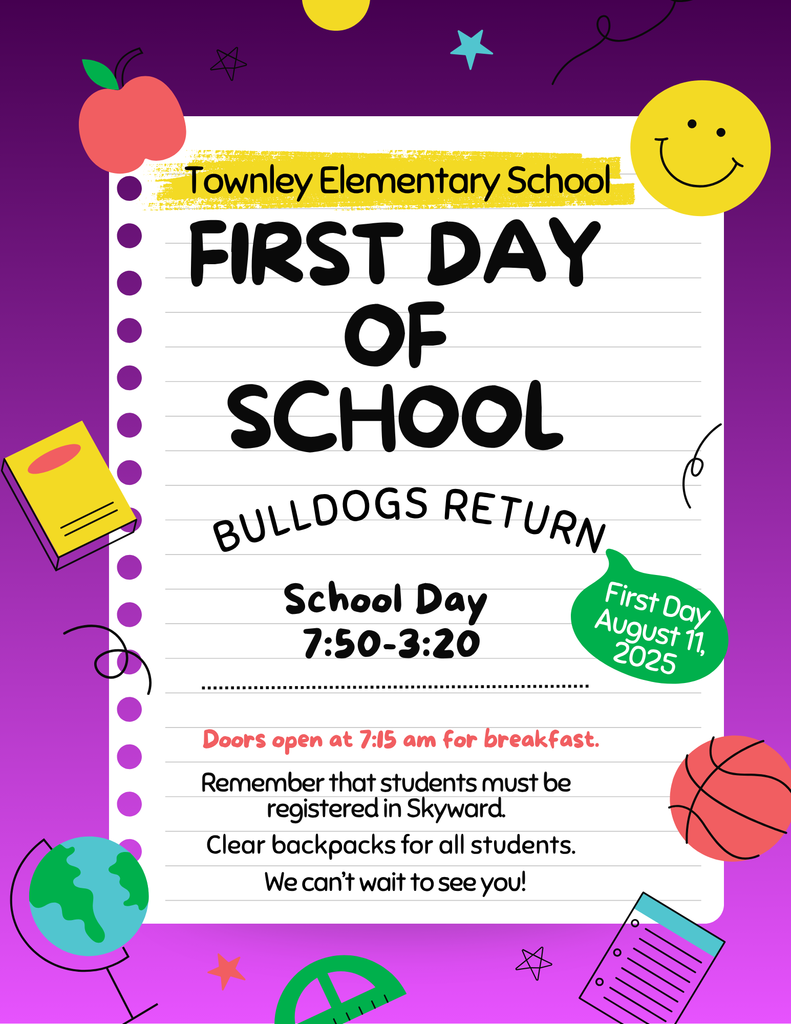 First Day of School Flyer