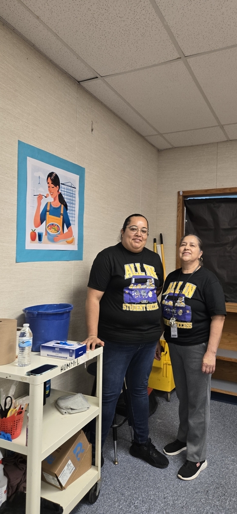 Hommel has the best food service and custodial staff! With our cafeteria still under construction, the word of the day was flexibility, and our crew made it happen!