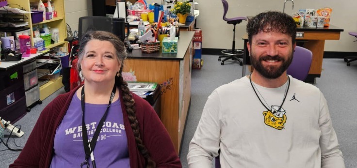 National College Colors Day - Instructor Bullock, Instructor Collins